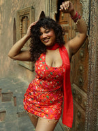 The Mirchi Phulkari Set